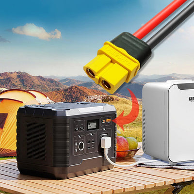 Solarladekabel Solarkabel 0.6M/3M, Solarstecker auf XT60 Stecker Solarpanel Adapter Kabel, für EF DE