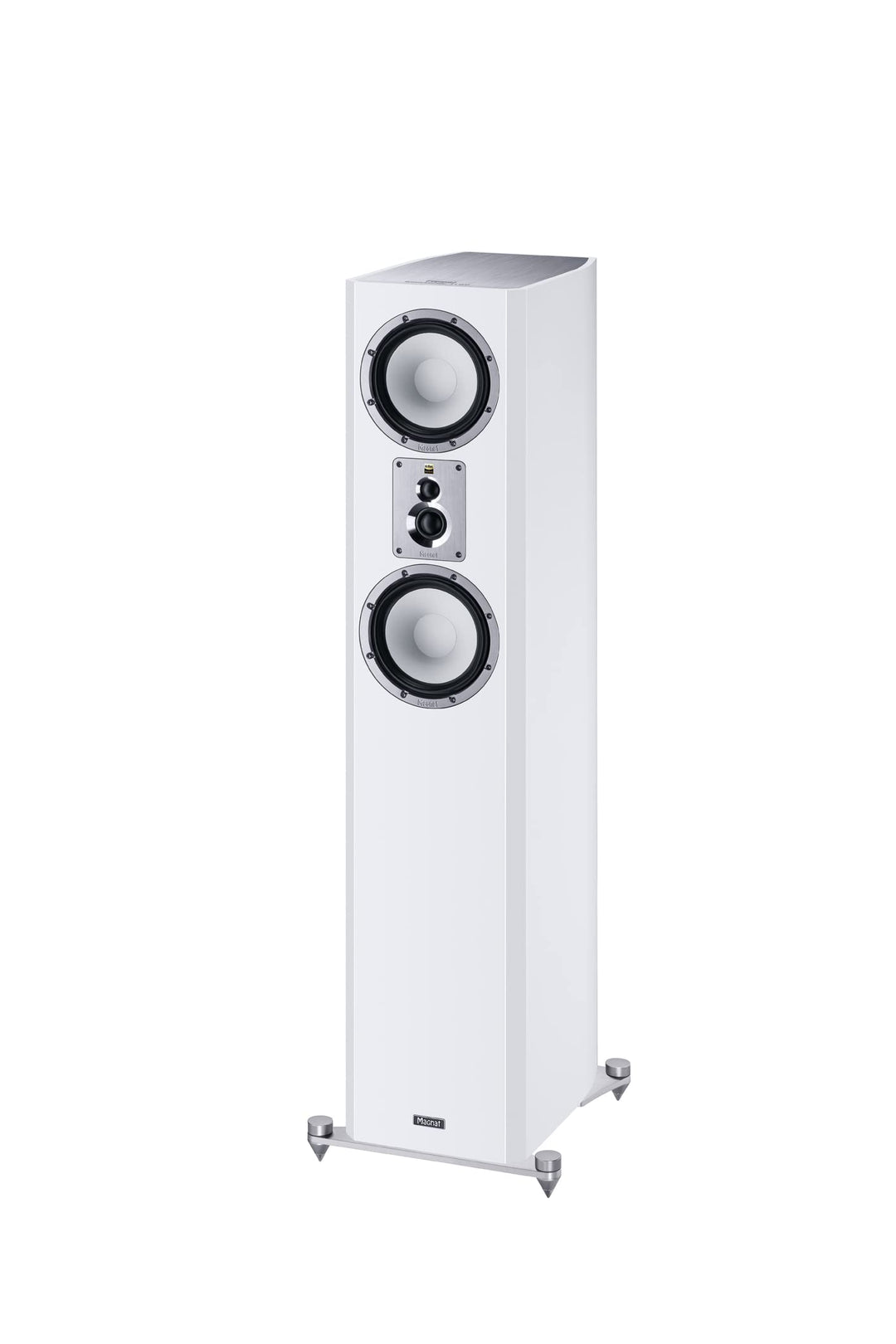 Magnat Signature 1105, weiss, 1 STK. dynamischer High-End-3,5-Wege-Bassreflex Lautsprecher mit massi