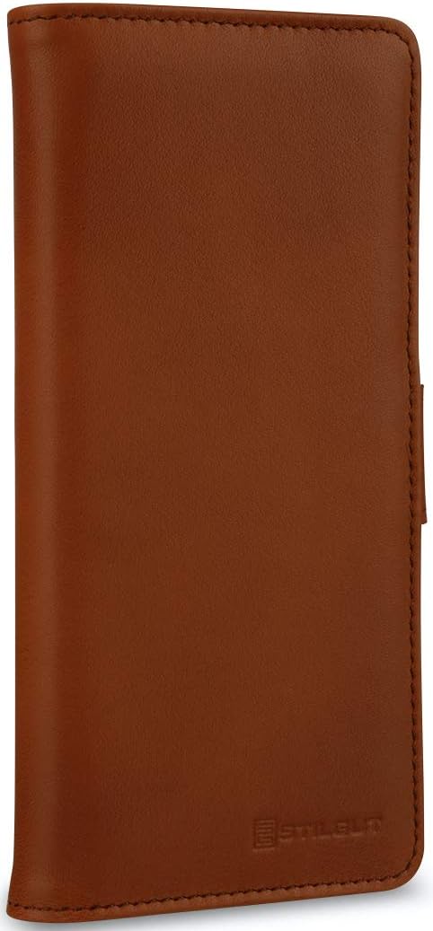 STILGUT Talis kompatibel mit Samsung Galaxy A51 Hülle mit Kartenfach aus Leder, Wallet Case, Lederhü
