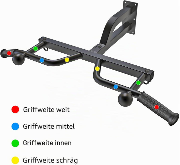 Kipika Heavy Duty Klimmzugstange Wandmontage Multifunktionale Klimmzugstange Verstellbare Klimmzugbä