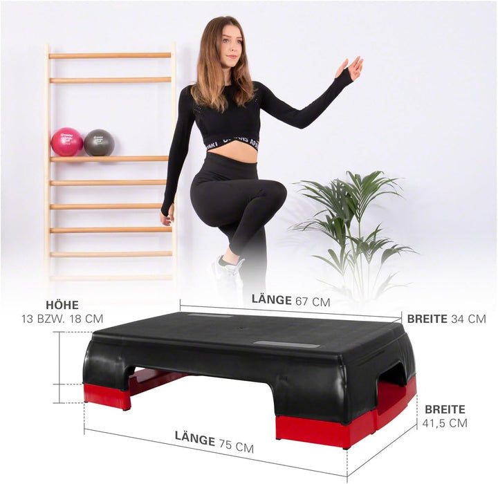 Sport-Tec Stepp Brett Stepper Aerobic Studio Fitness Step Board 2-Fach verstellbar