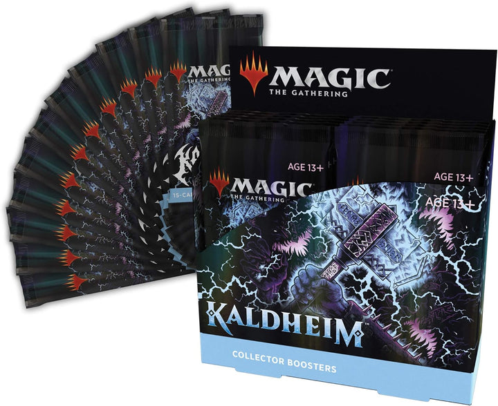 Magic The Gathering - Kaldheim Collector Booster Display mit 12 Packungen