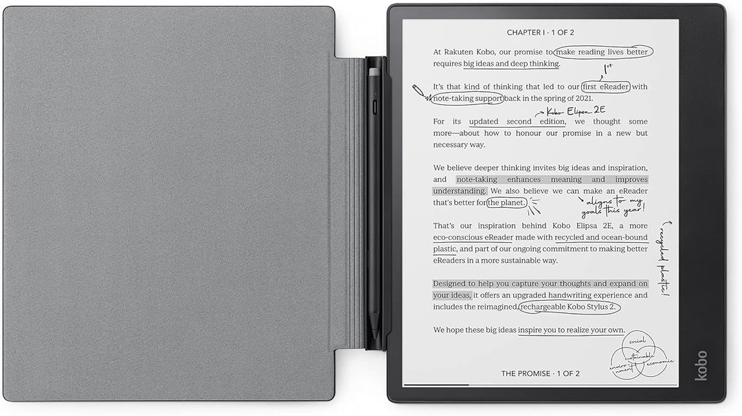 Kobo Elipsa 2E Black Sleepcover