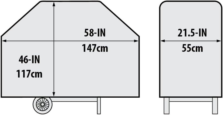 Broil King Abdeckhaube Premium für Crown/Baron 440, 490, Signet 20, 90. Grill-/Grillzubehör, Edelsta