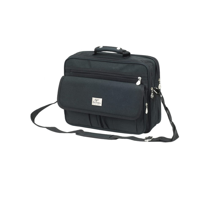 Herren Flugbegleiter Umhängetasche Arbeitstasche Schultertasche Messenger Herrentasche in Schwarz