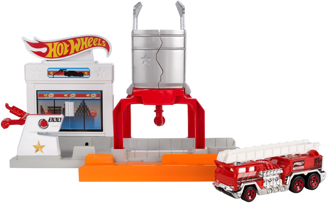 Hot Wheels Ausklappspielset Tankexplosion