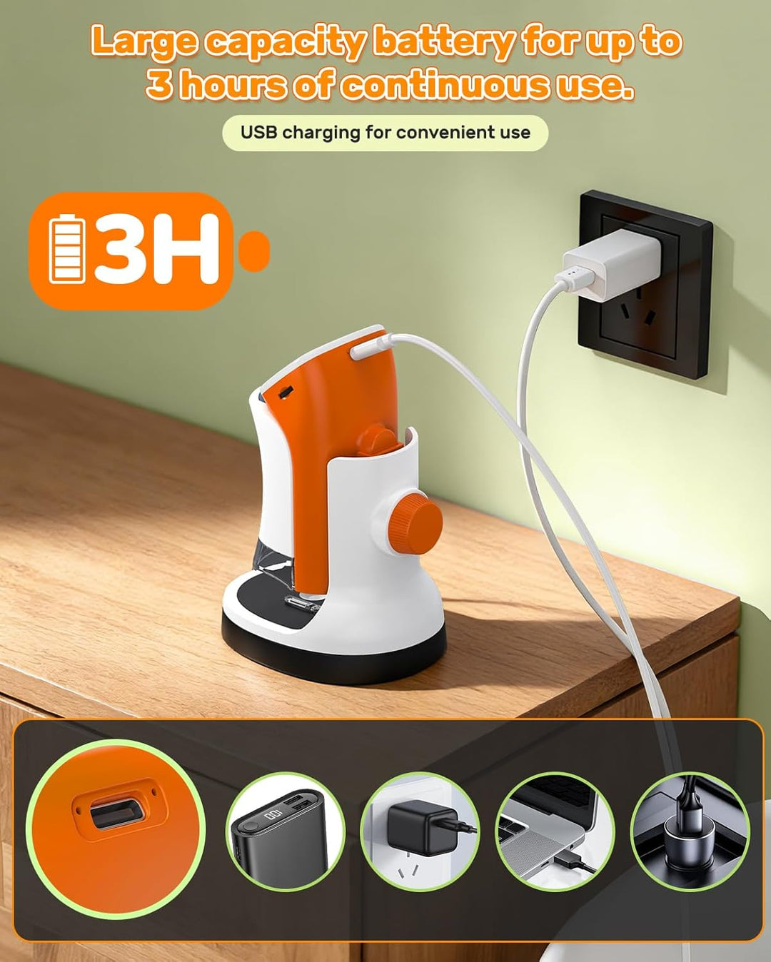 Mikroskop für Kinder mit Stand: Digitales Handmikroskop 100 – 1000 x: LCD-Display 4 K, 2,0 Zoll, USB