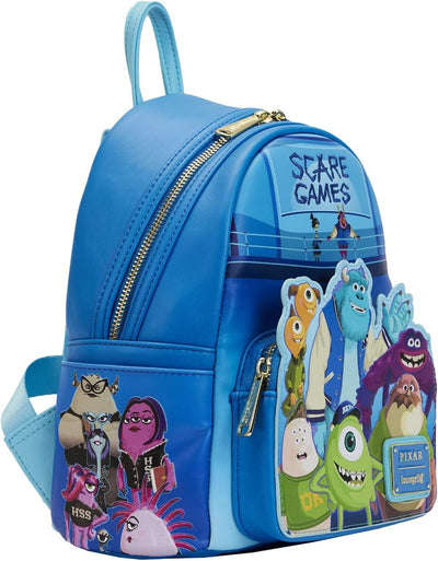 Loungefly Pixar Monsters University Scare Game Mini-Rucksack Mini Backpack, Mini Backpack