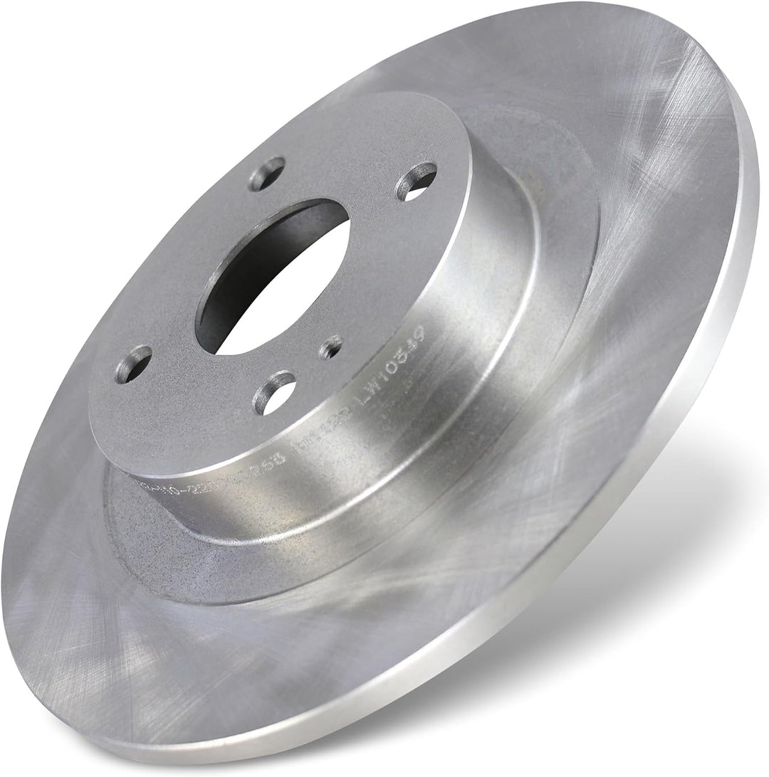 Bremsenset Hinterachse inkl. Bremsscheiben Ø 261 mm Voll + Bremsbeläge Hinten, Passend für MAZDA 323