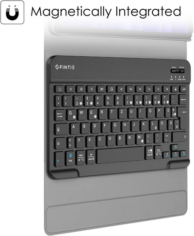 Fintie Tastatur Hülle für Samsung Galaxy Tab A7 10.4 Zoll 2022/2020, Keyboard case mit magnetisch Ab