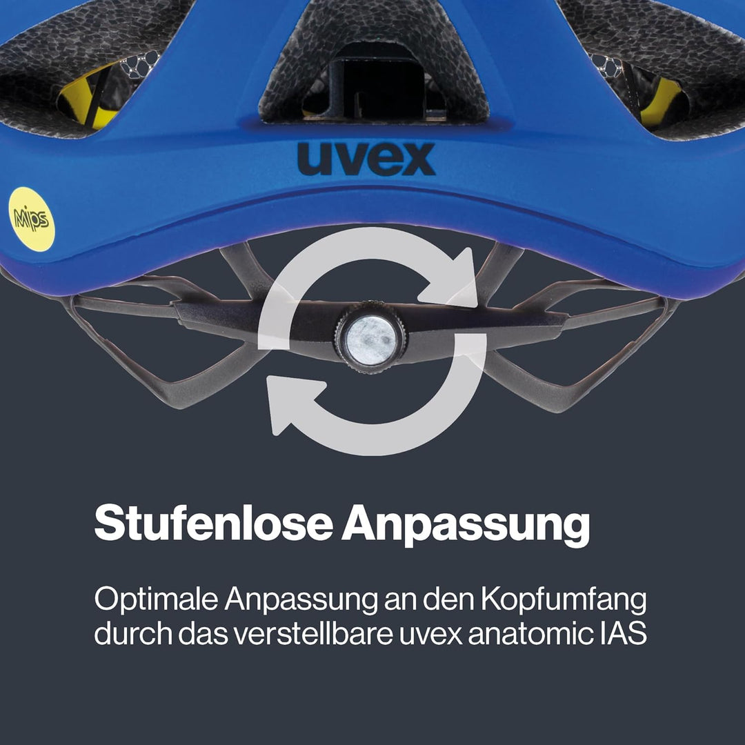 uvex unbound MIPS - sicherer MTB-Helm für Damen und Herren - MIPS-Sysytem - individuelle Grössenanpa