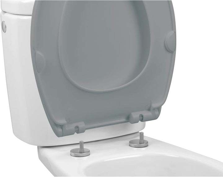 TATAY WC-Sitz Golf Antibakterielle Oberfläche ovale Toiletten | WC-Sitz Badezimmer | 37x44,5 cm | An