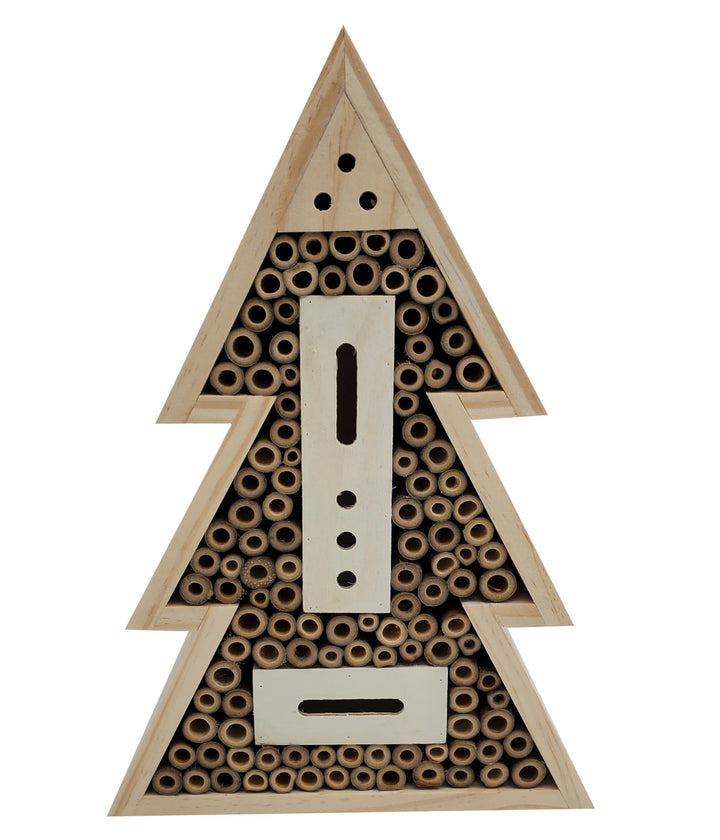 Dehner Natura Premium Insektenhotel Arbol, Insektenhaus für Wildbienen/Schmetterlinge, ca. 21 x 31 x