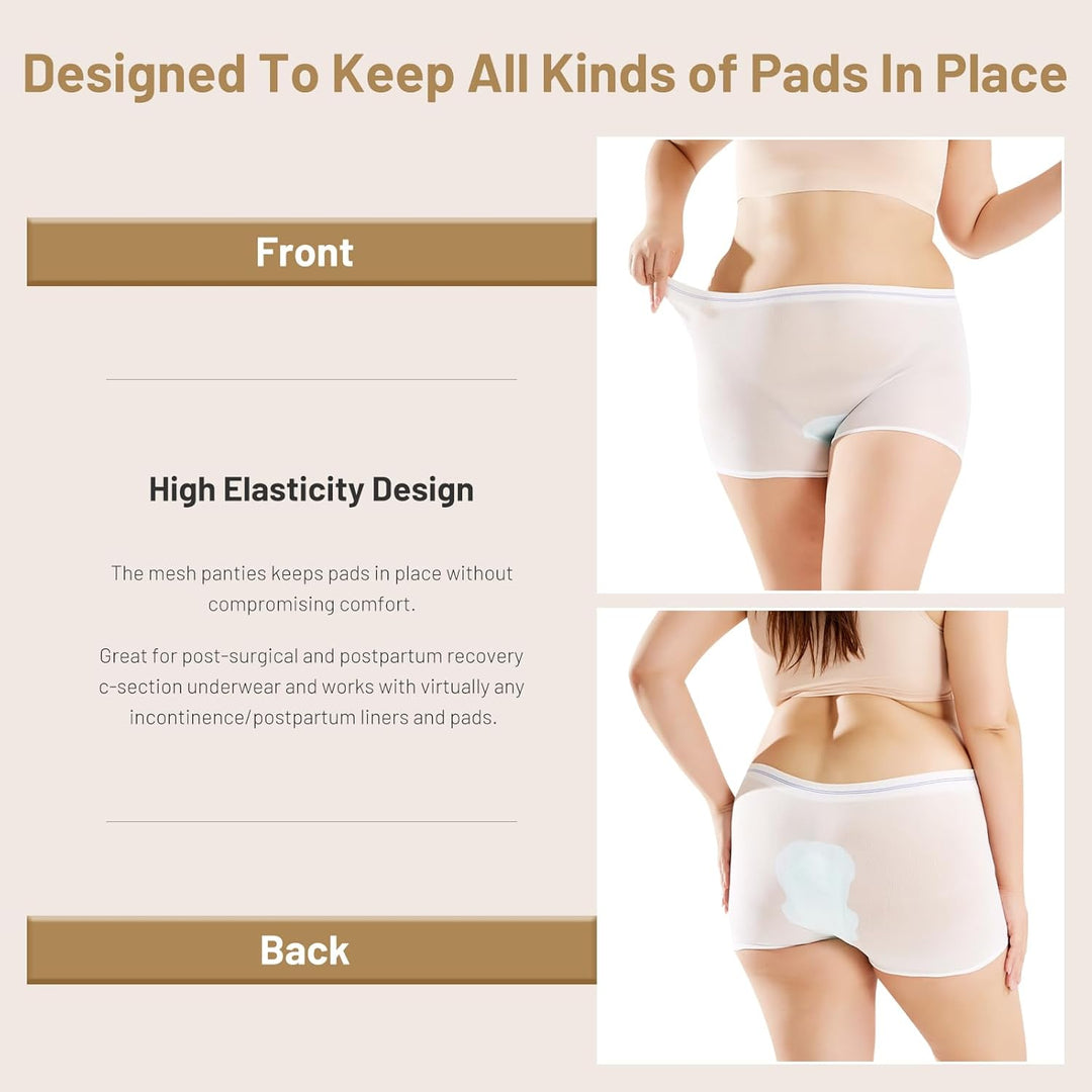 Mesh-Unterwäsche Postpartum, Einweg-Mesh-Höschen Postpartum für C-Abschnitt, natürliche Erholung, ho