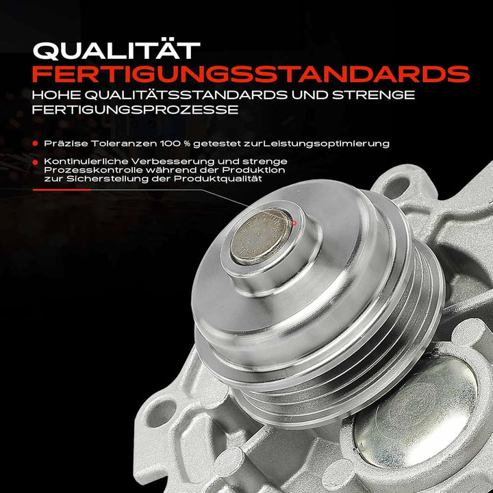 Frankberg Wasserpumpe Kompatibel mit Cougar EC 2.5L 1998-2001 Mondeo II BAP BFP BNP 2.5L 1996-2000 M