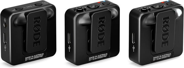 Rode Wireless GO Generation 3 Drahtloses 2-Kanal Mikrofon-Funksystem mit Interview GO Handadapter un
