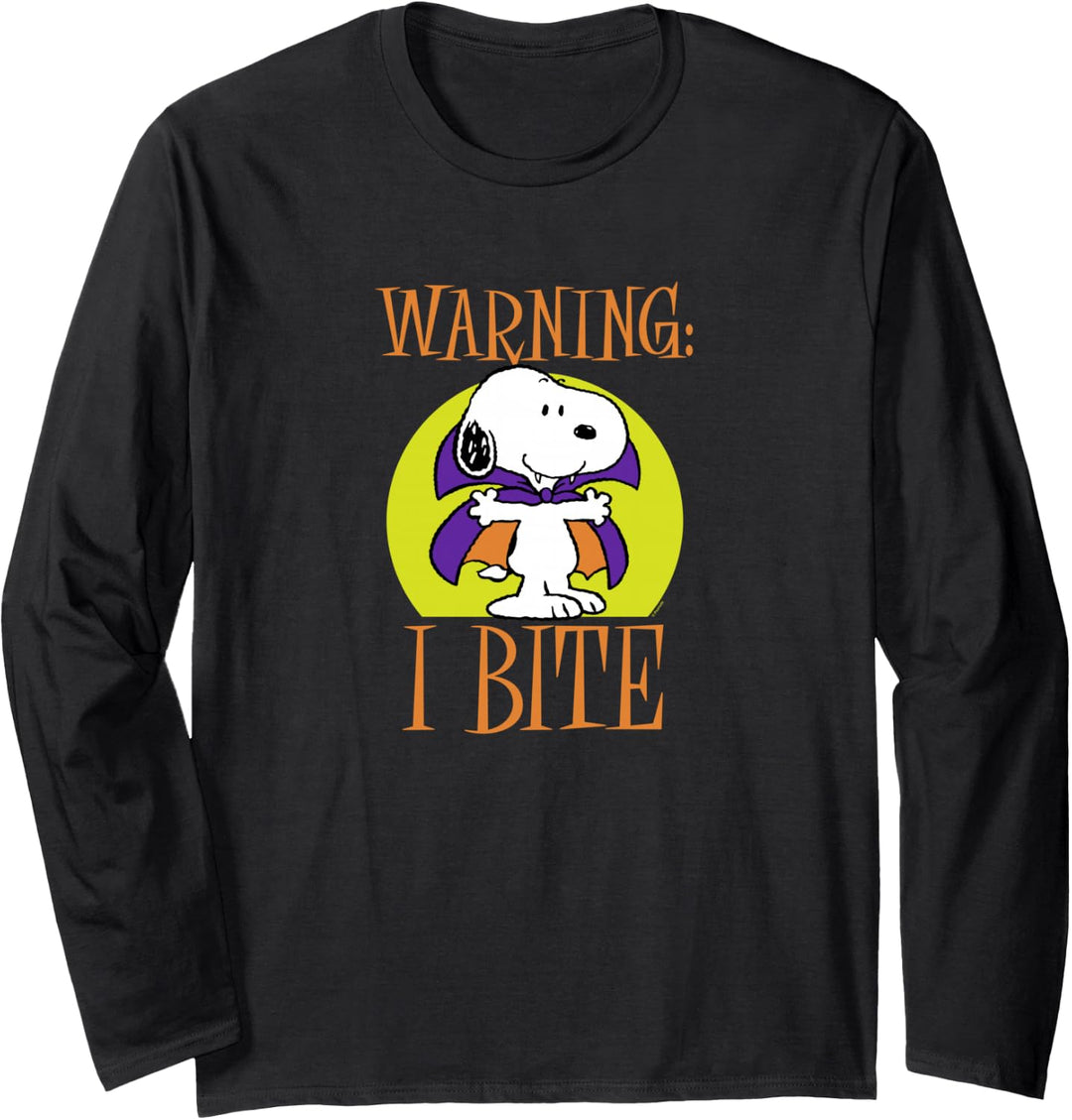 Peanuts Snoopy Warnung Ich beisse Langarmshirt
