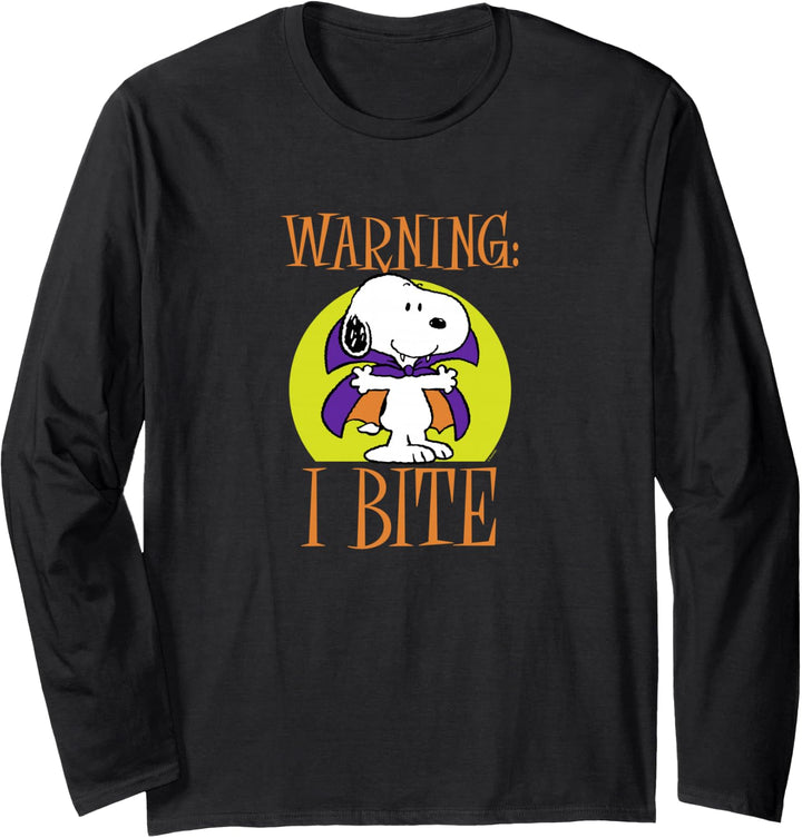 Peanuts Snoopy Warnung Ich beisse Langarmshirt