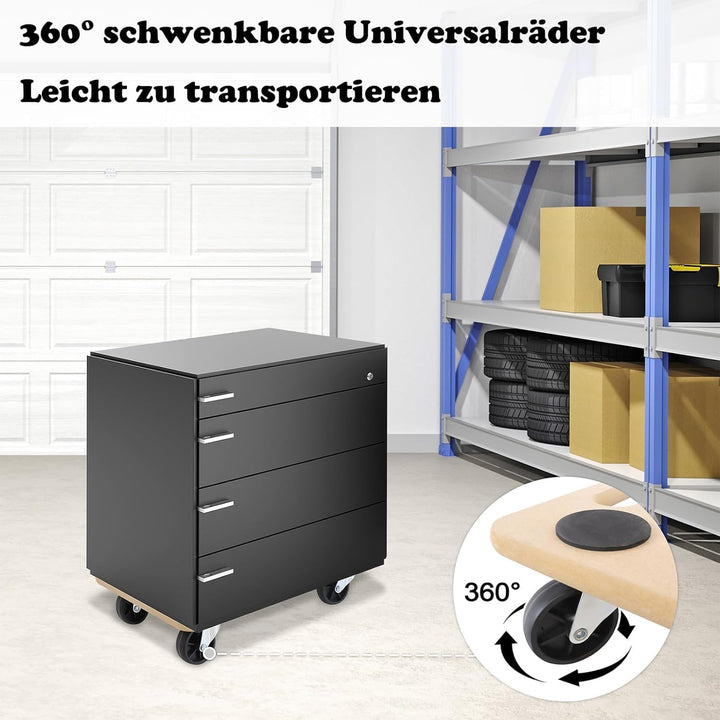 LILIIN 2 Stück Transportroller Rollbrett Möbelroller Roller 590 x 290 mm 200 kg Tragkraft Transporte