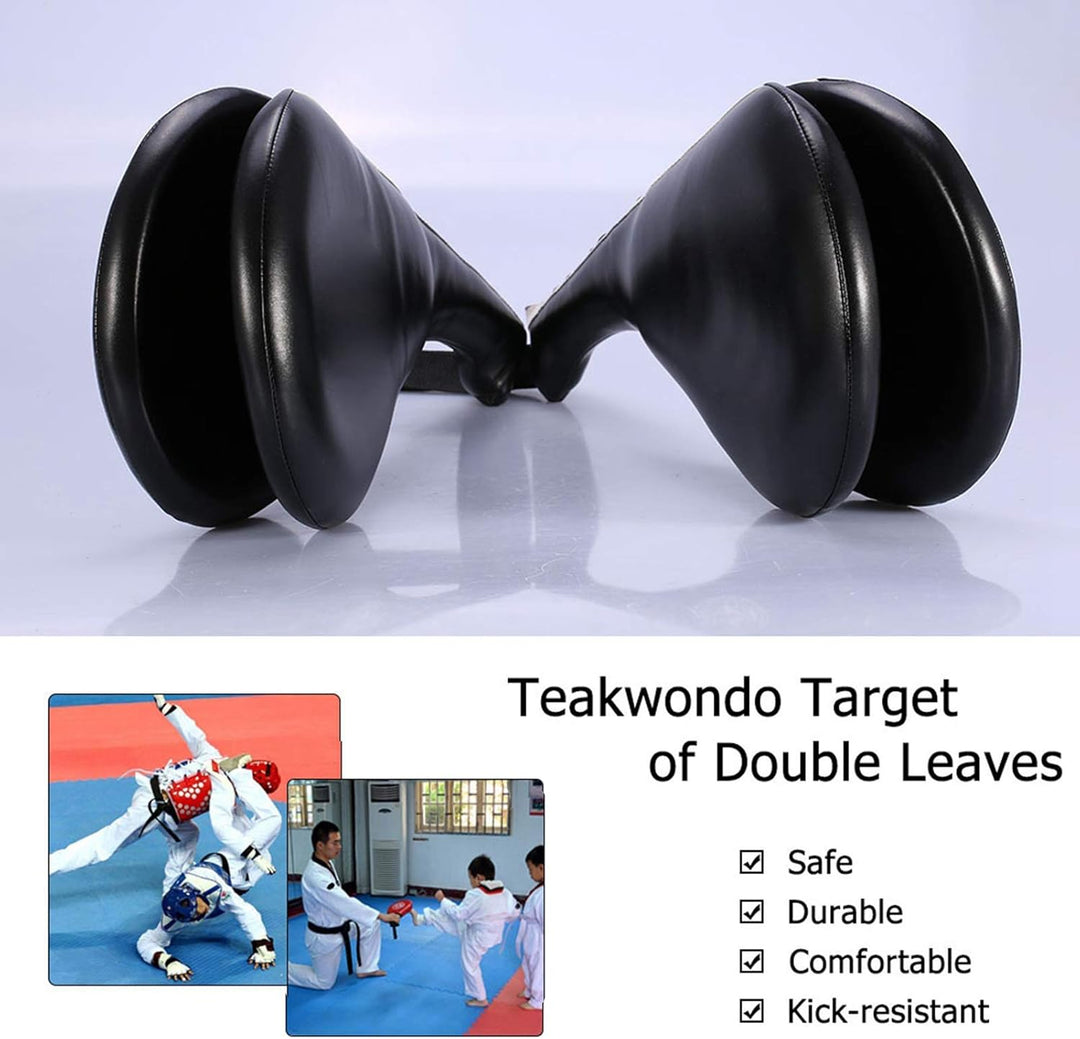 2er-Pack Taekwondo-Trainingspolster, PU- und Schwamm-Taekwondo-Kickpolster-Matte 19 cm x 34,5 cm Kic