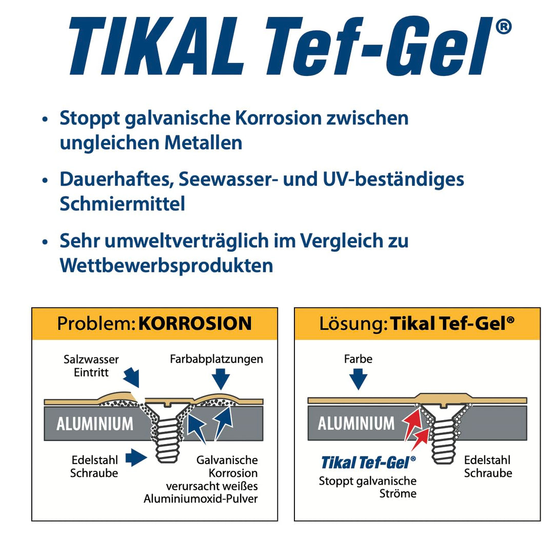 TIKAL - T360, Tef - Gel, weiss, Kartusche 360 g