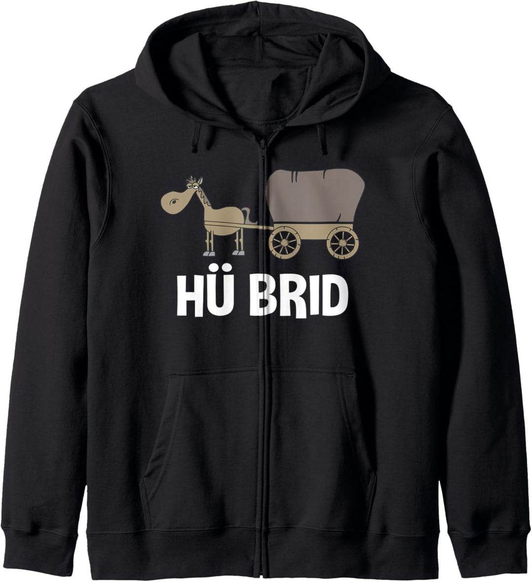 Hü Brid - Lustiges Hybrid Auto / Pferd Kapuzenjacke