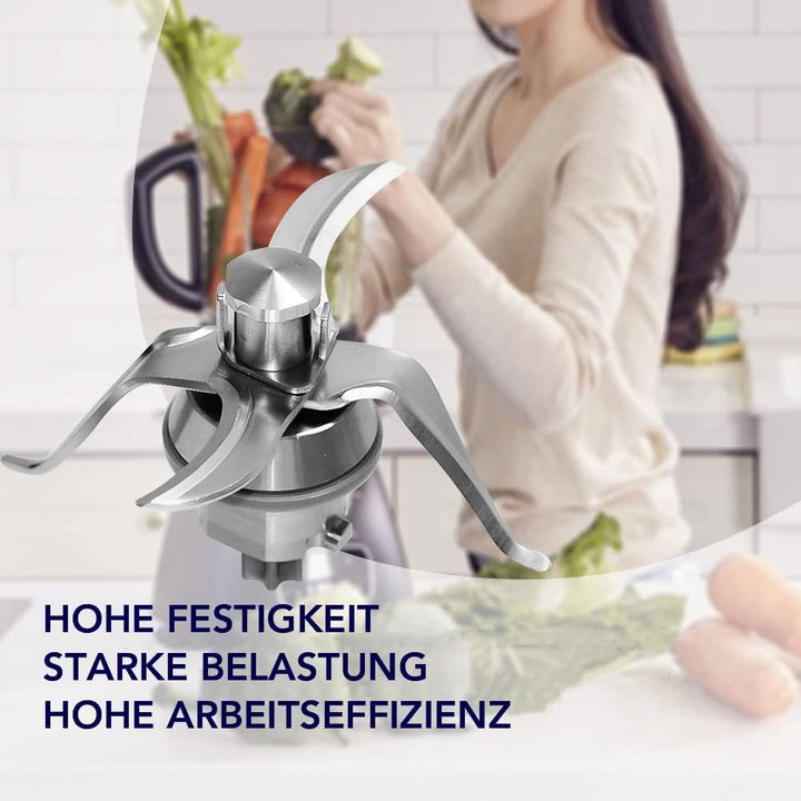 Messer für Vorwerk Thermomix TM21 Küchenmaschine Mixmesser Edelstahl - mit Dichtung