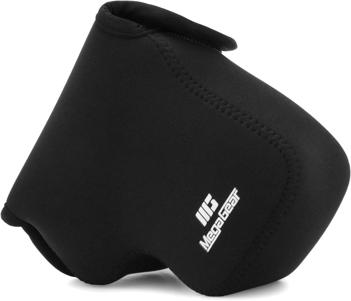 MegaGear MG1687 Kameratasche aus Neopren, für Panasonic Lumix DC-FZ1000 II, Leica V-Lux 5 - Schwarz,