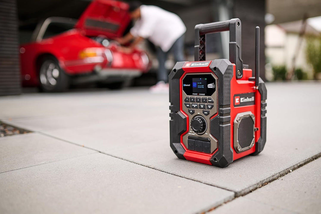 Einhell Akku-Baustellenradio TE-CR 18 Li DAB+/FM/BT - Solo Power X-Change (18 V, DAB+, FM, Bluetooth