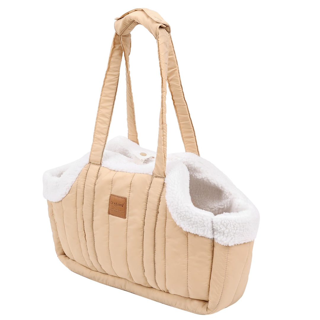 Tragbare Katzentasche mit grosser Kapazität, Fleece, für Haustiere, Hunde, Tragetasche, Geldbörse, w