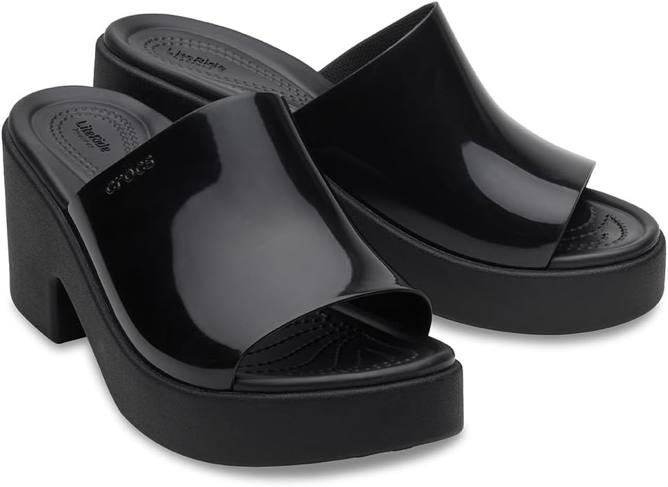 Crocs Damen Brooklyn Flat Sneakers 34/35 EU Schwarz, 34/35 EU Schwarz