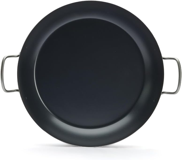 De Buyer 'La Lyonnaise' Paella-Pfanne, Stärke: 1,5 mm, blau, Diamètre 37 cm, Diamètre 37 cm