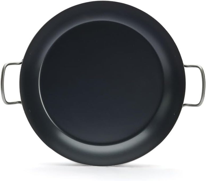 De Buyer 'La Lyonnaise' Paella-Pfanne, Stärke: 1,5 mm, blau, Diamètre 37 cm, Diamètre 37 cm