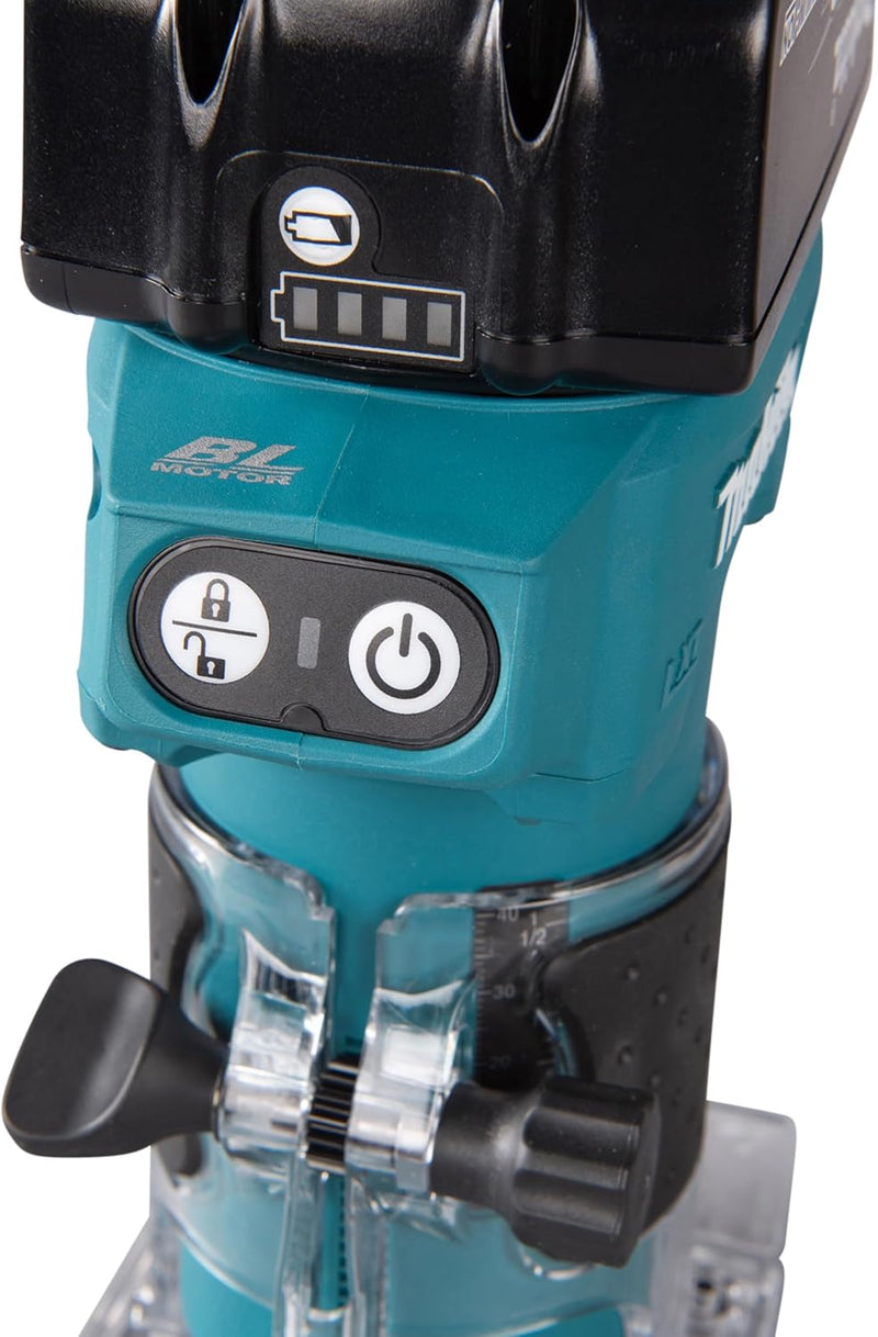 Makita DRT52Z Akku-Kantenfräse 18V (ohne Ladegerät und Akkus)