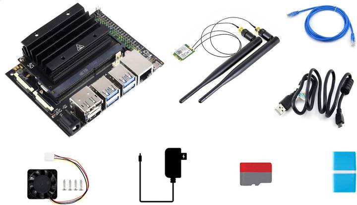 Waveshare Jetson Nano 4GB Development/Expansion Kit Alternative Solution of B01 Kit Come with Carrie