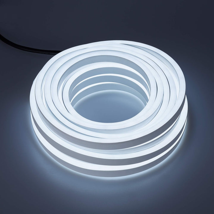 hellum LED Neon Lichtschlauch weiss / 1200 LEDs / 10 m/innen &amp; aussen/Zuleitung 1,5 m 416046 Kaltwei