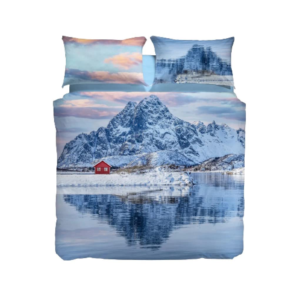 Caleffi - Bettwäsche-Set für Doppelbett von Artic Einzigartig 160 x 190 cm, Einzigartig 160 x 190 cm