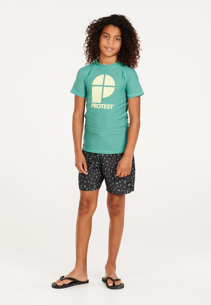 Protest Jungen Surf-t-Shirt PRTBERENT JR 176 Frosty Green, 176 Frosty Green