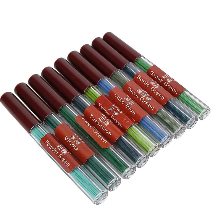 Garosa 9 Farben 2.0MM Bleistiftmine, Nachfüllstiftkern 8 Stück pro Farbe für Druckautomatik