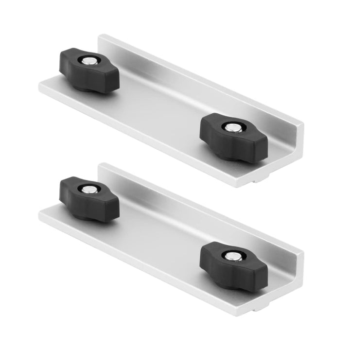 POWERTEC 71696 Universal-Langanschlag-Set, T-Schienen-Anschlagblock für T-Track-Holzbearbeitung, Sch