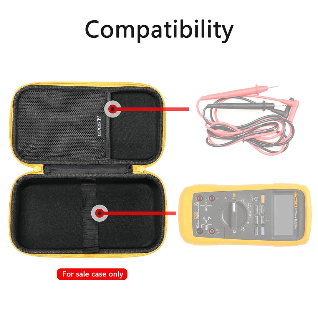 RLSOCO Tasche für Fluke 87V MAX/Fluke 87V/E2 Digital Multimeter