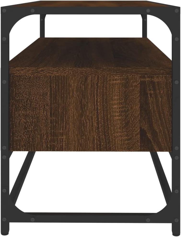 vidaXL TV Schrank, Fernsehschrank mit viel Stauraum, Lowboard für Fernseher Wohnzimmer, Fernsehtisch