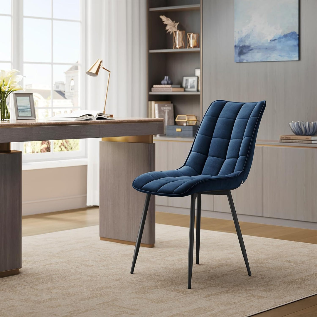 WOLTU 4 x Esszimmerstühle 4er Set Esszimmerstuhl Küchenstuhl Polsterstuhl Design Stuhl mit Rückenleh