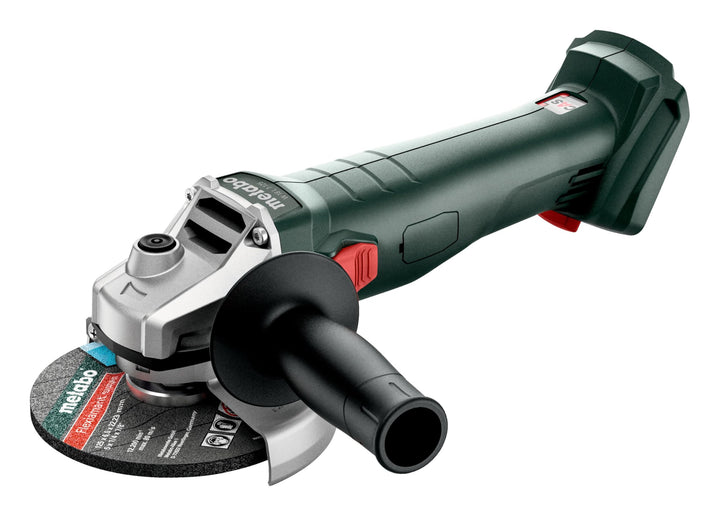 metabo Akku-Winkelschleifer W 18 7-125 - 18 V, 125 mm Scheiben-Ø, 8500 U/min - Überlastschutz, Sanft