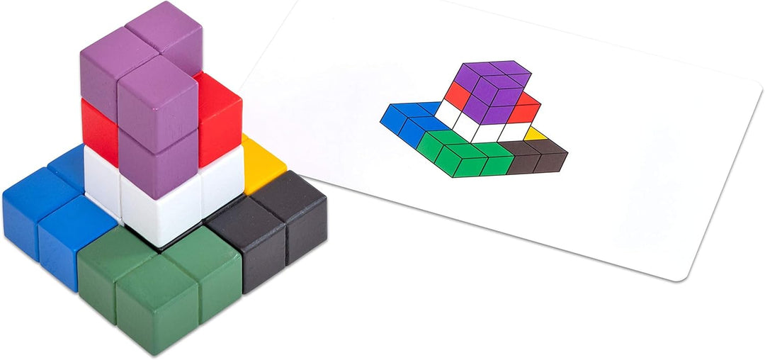 Betzold - Soma-Würfel-Karteien - Ergänzungsmaterial Räumliches Denken Mathematik Kartei 2, Kartei 2