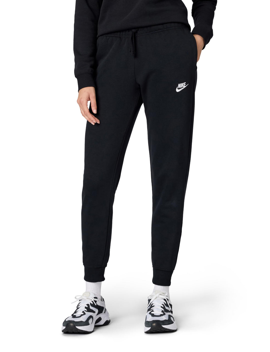 Nike Damen Hose NSW Club L Black/White, L Black/White
