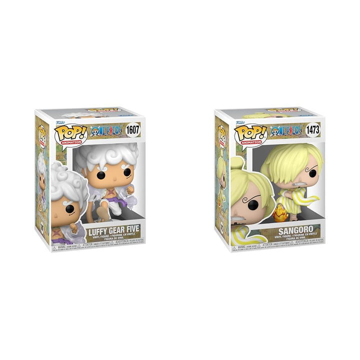 Funko POP! Animation: One Piece S8 - Monkey D. Luffy & Pop! Animation: One Piece - Vinsmoke Sanji -