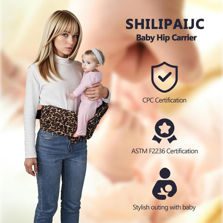 Baby Hüftsitz Ergonomisch, Leichtgewicht Taille Hocker für Kinder 0-36 Monate, Einstellbar Babytrage
