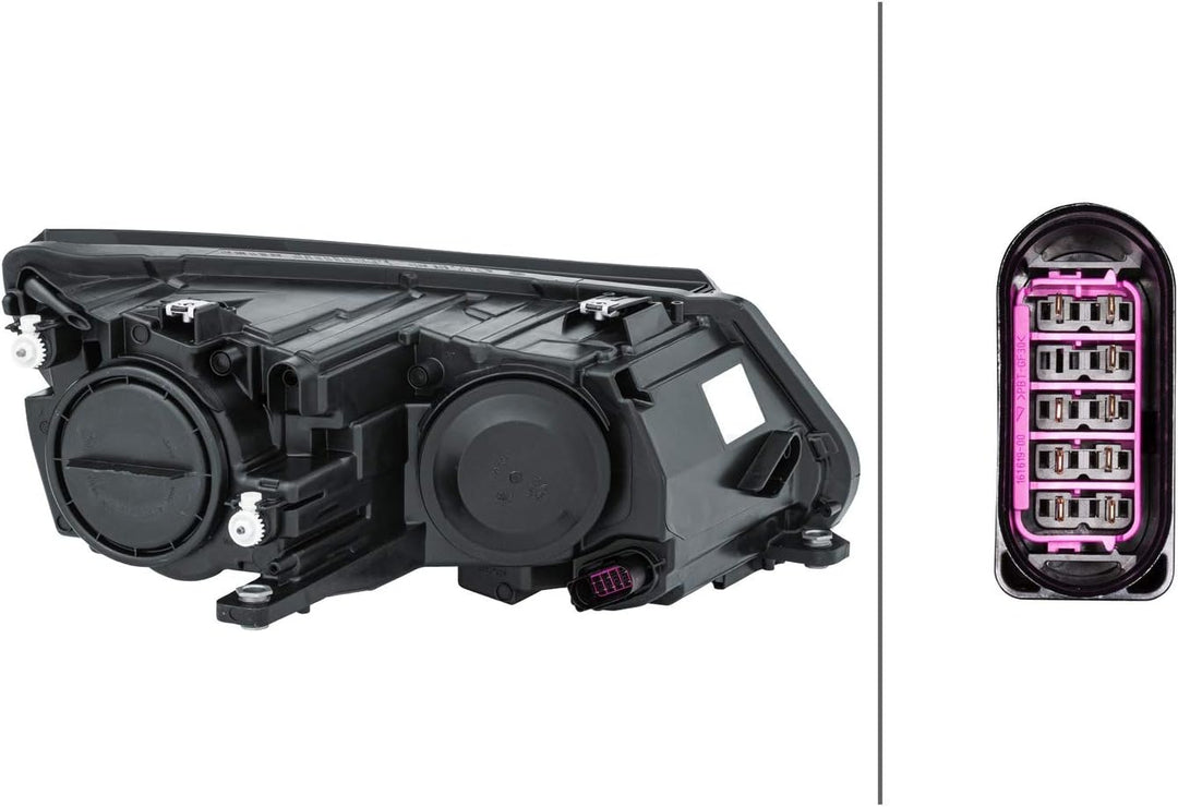 HELLA 1EL 010 749-211 FF/Halogen-Hauptscheinwerfer - links - für u.a. VW Tiguan (5N_), Links
