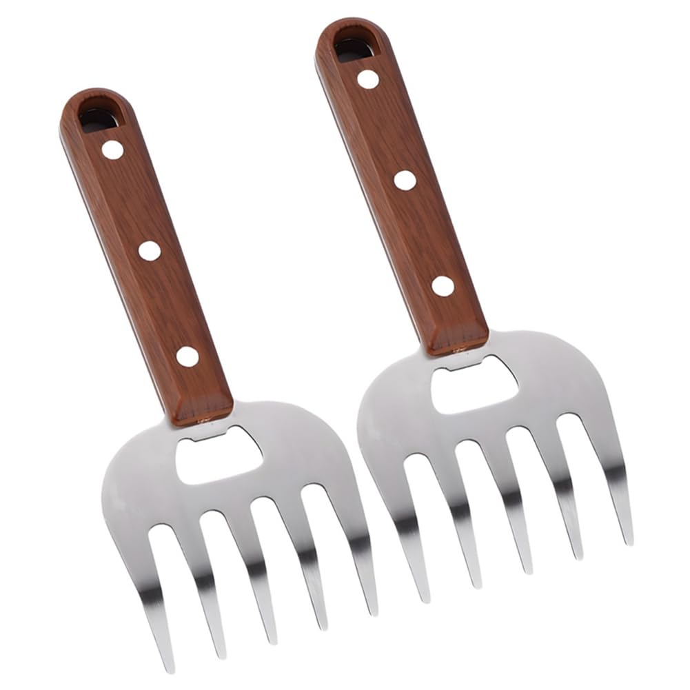 ARFUKA 2 Stück Pulled Pork Krallen BBQ Fleischkrallen Meat Claws Chicken Shredder zum Zerkleinern vo
